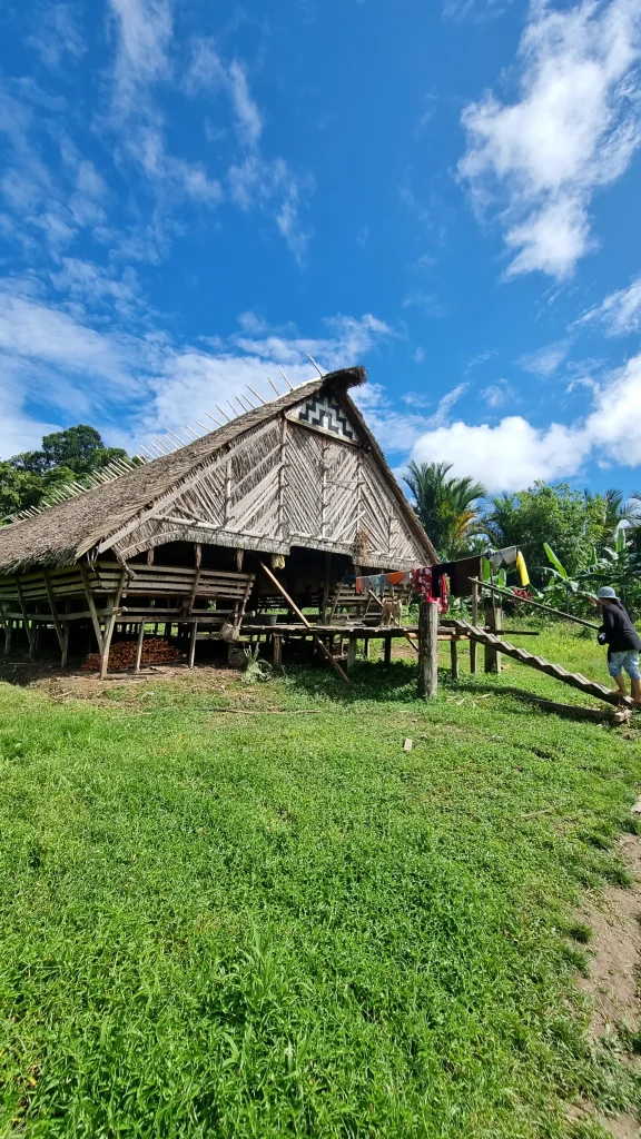 Maison traditionnelle de la tribu Mentawai